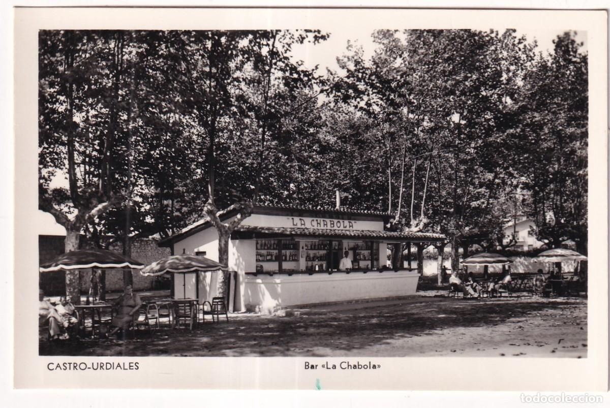 Postales: Castro Urdiales. Bar la Chabola Manipel. Sin circular. Acabado fotogr&aacute;fico