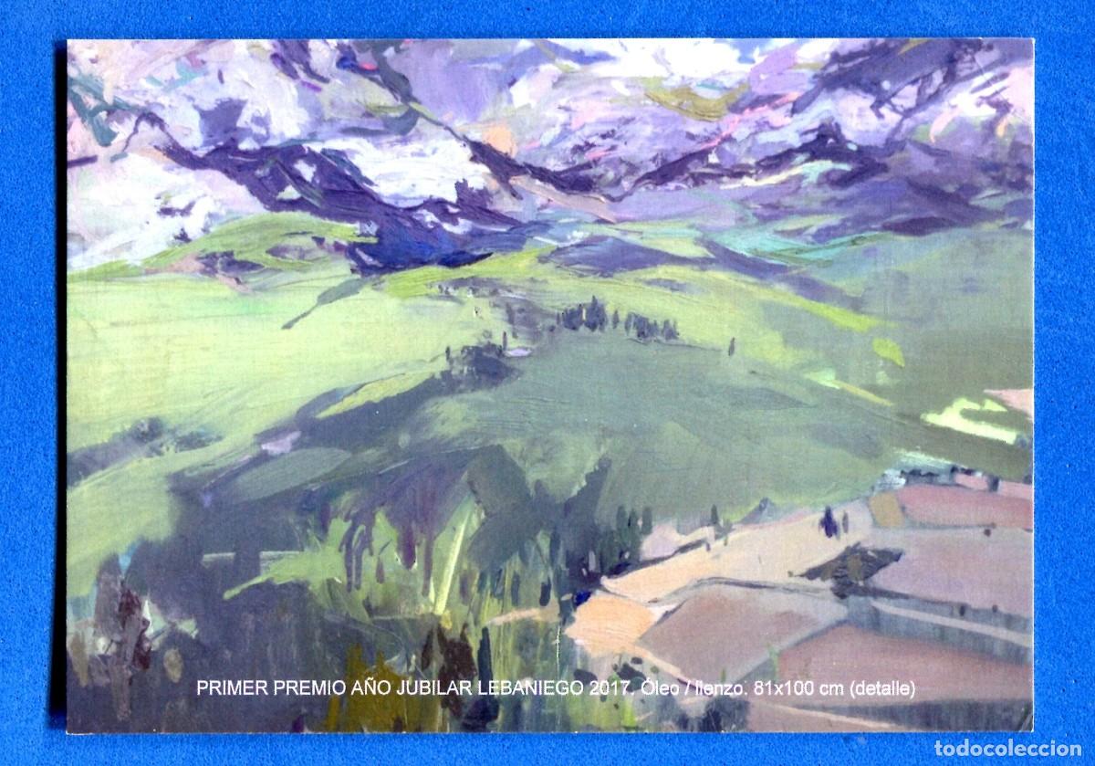 Postales: POSTAL PRIMER PREMIO A&Ntilde;O JUBILAR LEBANIEGO 2017 SANTANDER ISIDORO MORENO LOPEZ VALLADOLID 1975