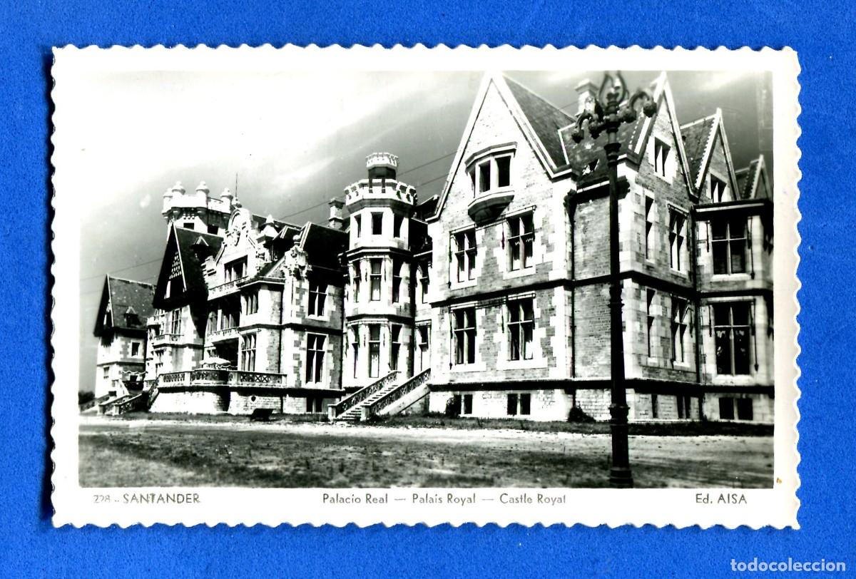 Postales: POSTAL SIN CIRCULAR SANTANDER 228 PALACIO REAL EDITA AISA