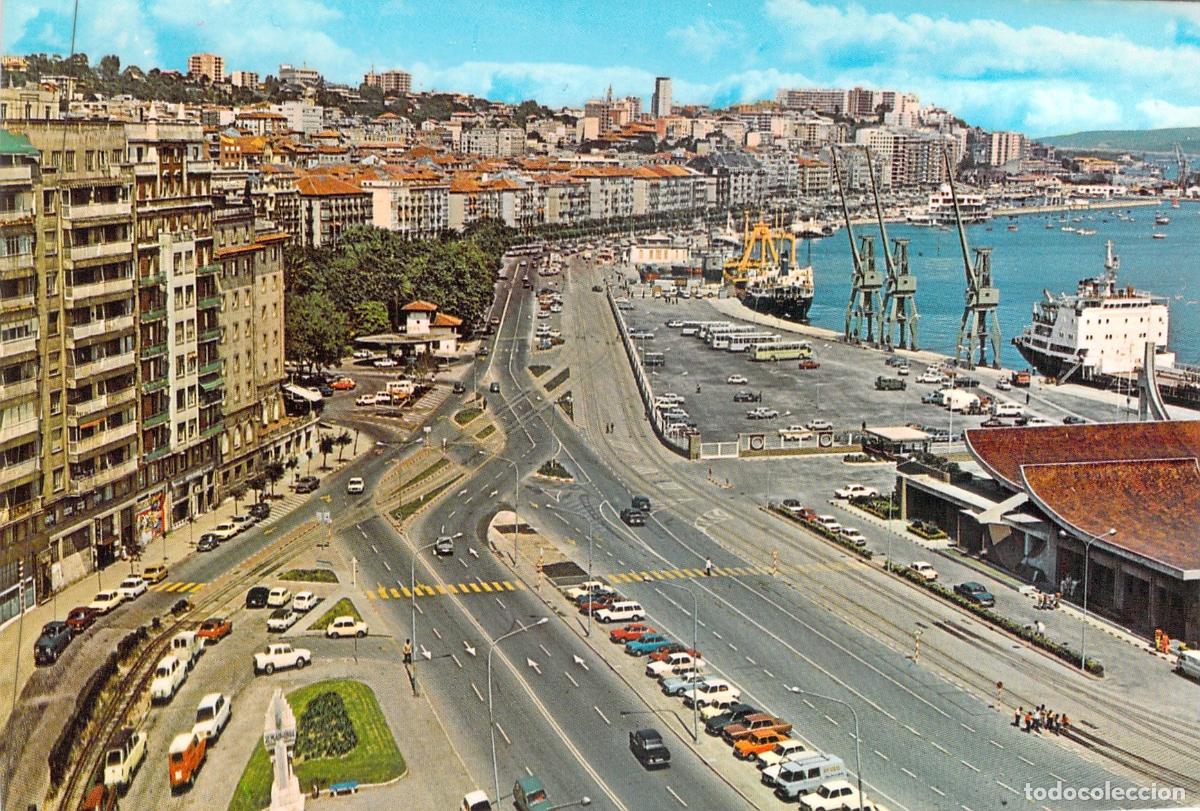 Postales: Postal de Santander - Vista Panor&aacute;mica del Puerto y Ciudad
