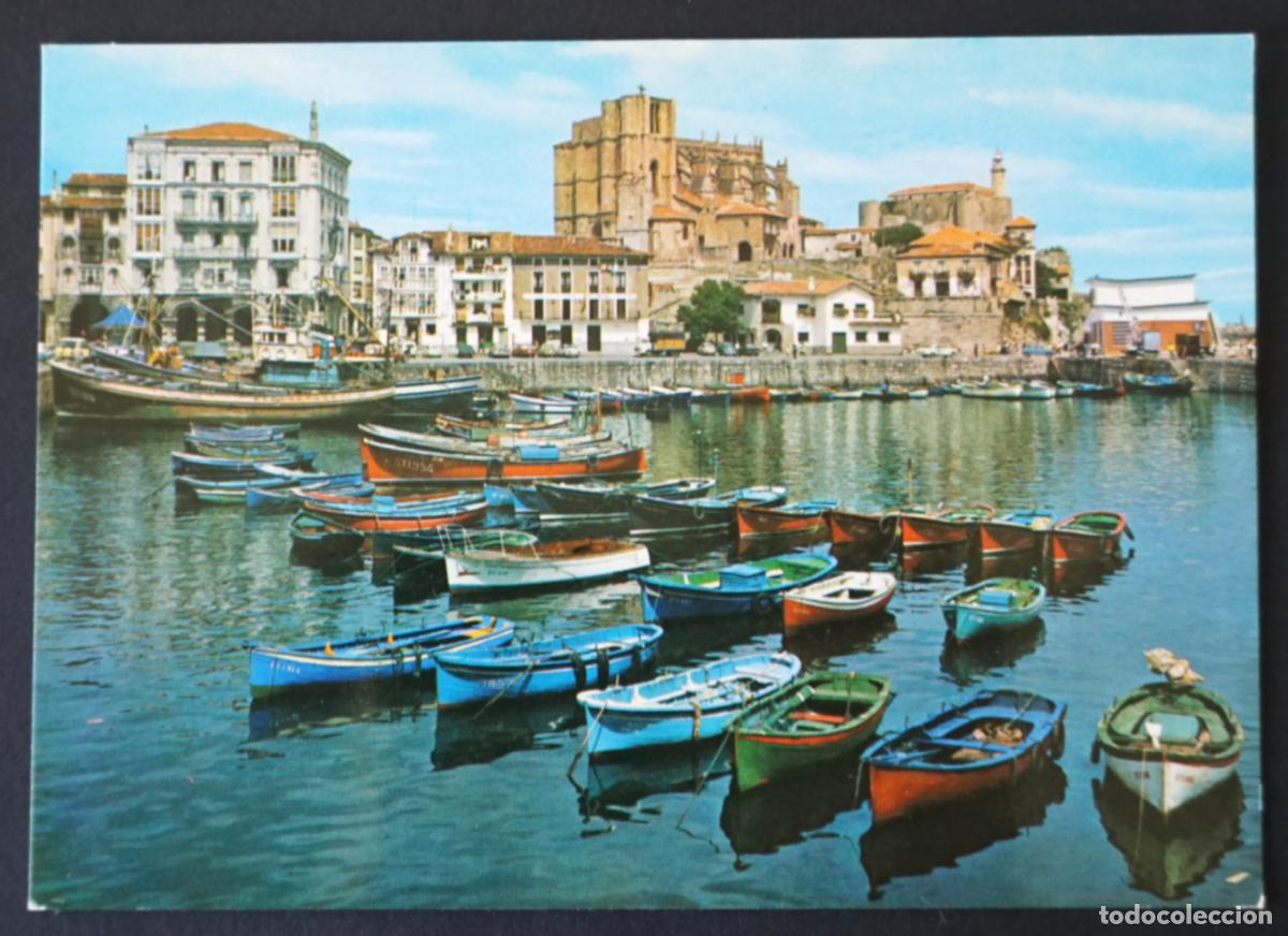 Postales: Castro Urdiales, Puerto. Postal sin circular editada el a&ntilde;o 1971