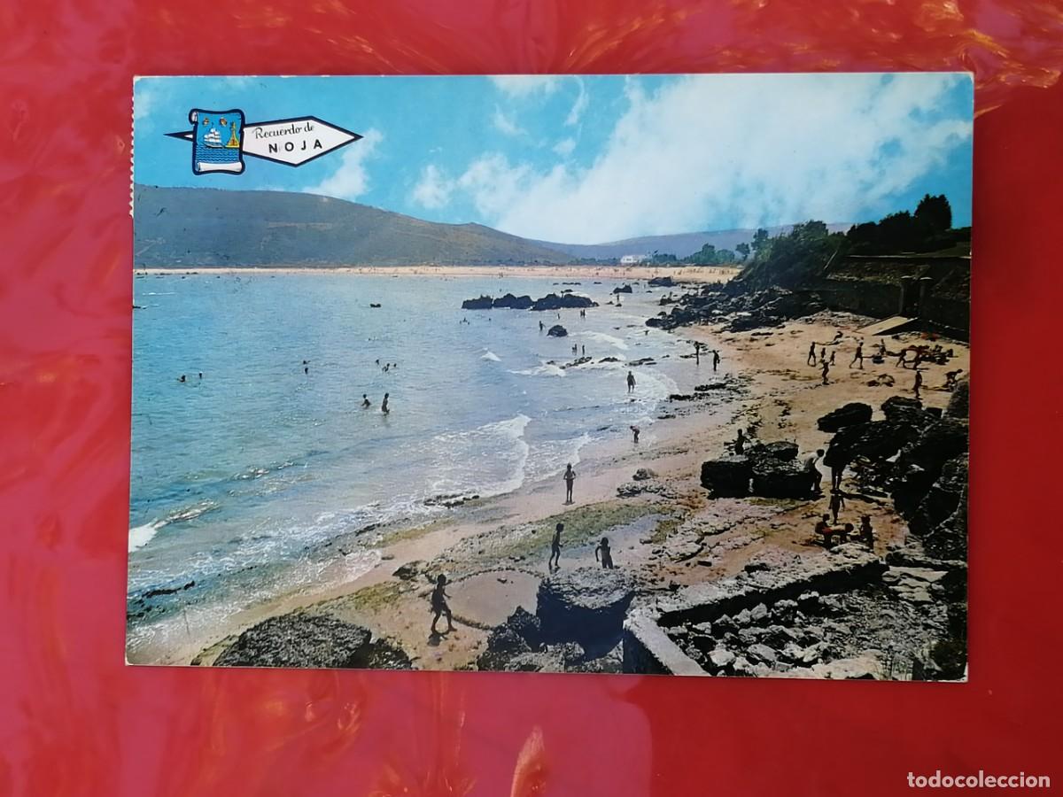 Postales: POSTAL 18485 MAT.1971-PERGAMINO 4102 NOJA CANTABRIA PLAYA ONTANILLA