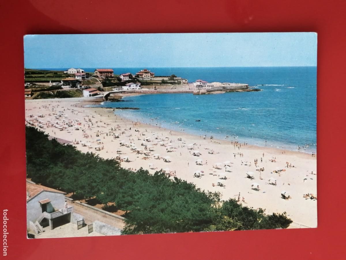 Postales: POSTAL 18495 MAT.1967-FOTO IMPERIO 1 COMILLAS CANTABRIA PLAYA