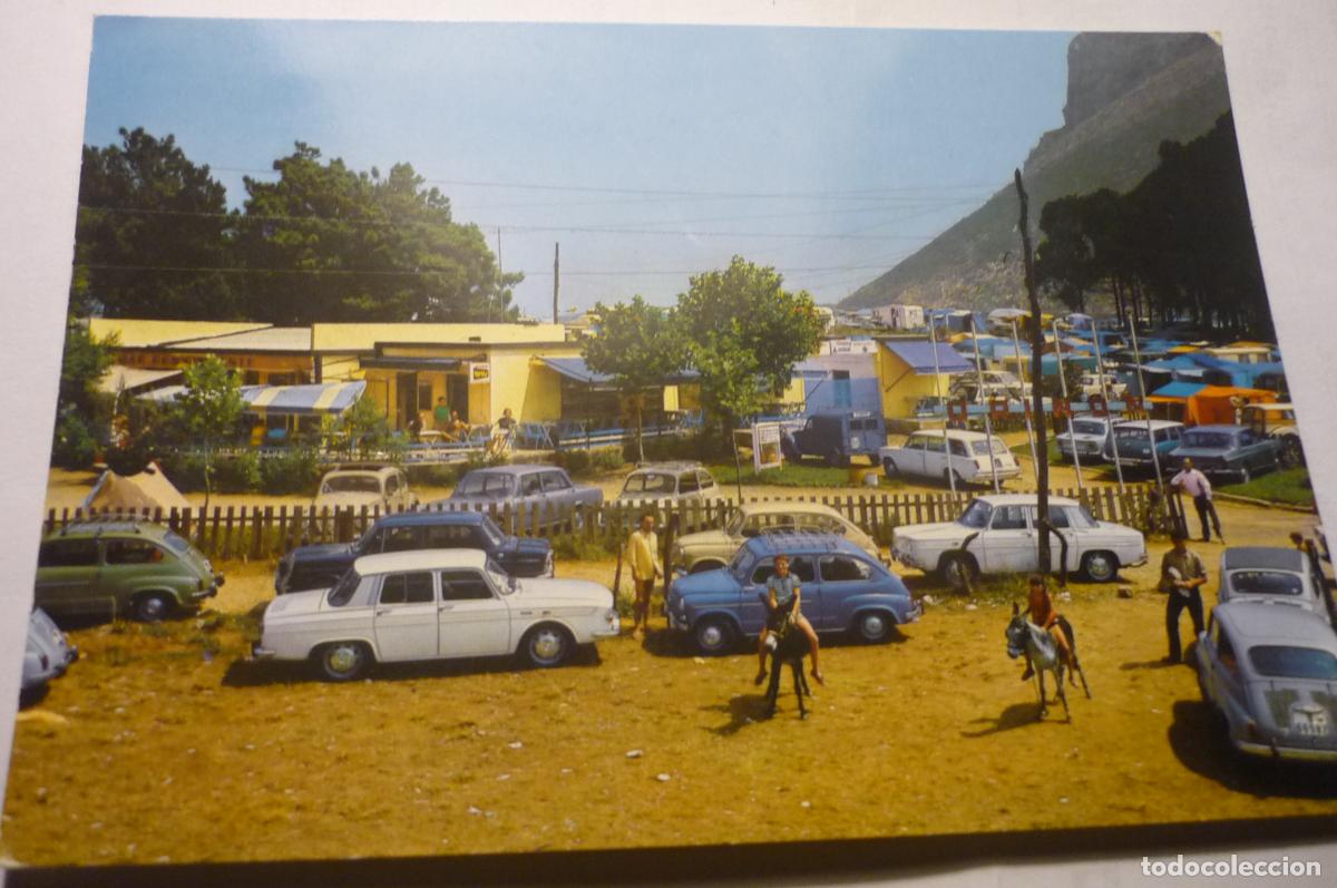 Postales: postal camping ori&ntilde;on coches cm