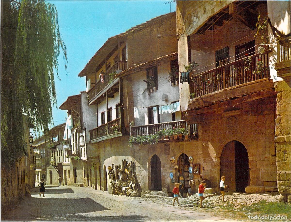 Postales: Postal de Santillana del Mar Cantabria - Calle T&iacute;pica