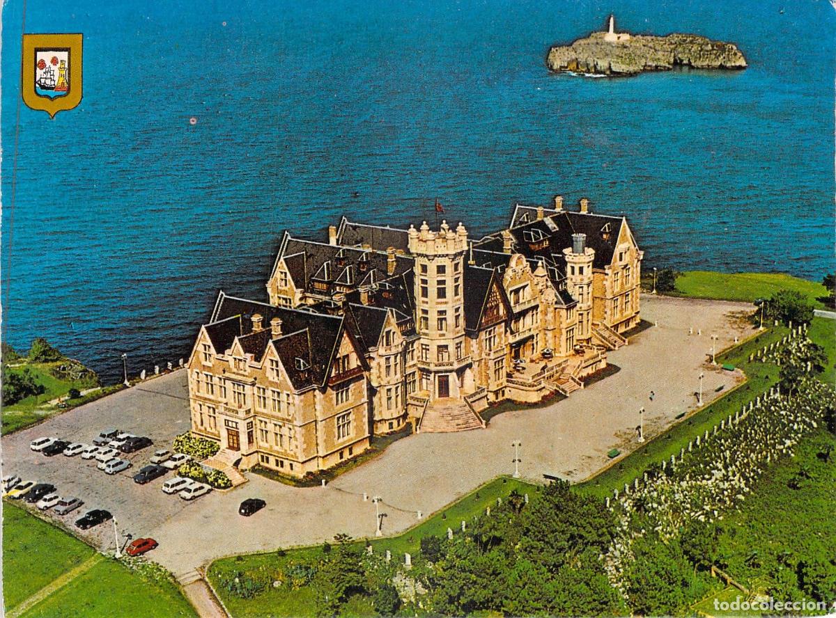 Postales: Postal de Santander, Palacio de la Magdalena Vista A&eacute;rea