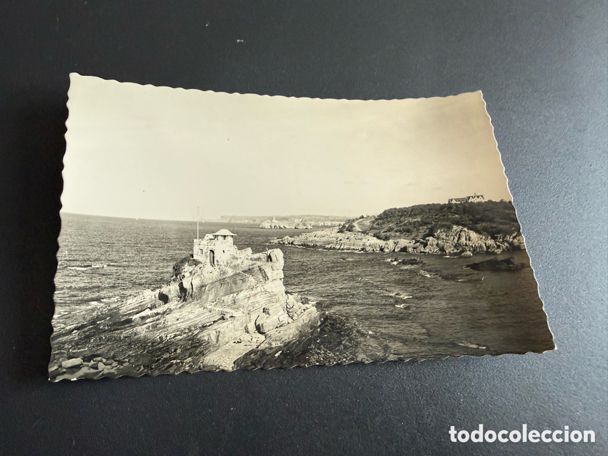 Postales: Postal. 222. SANTANDER. Caseta de Pr&aacute;cticas y Palacio Real