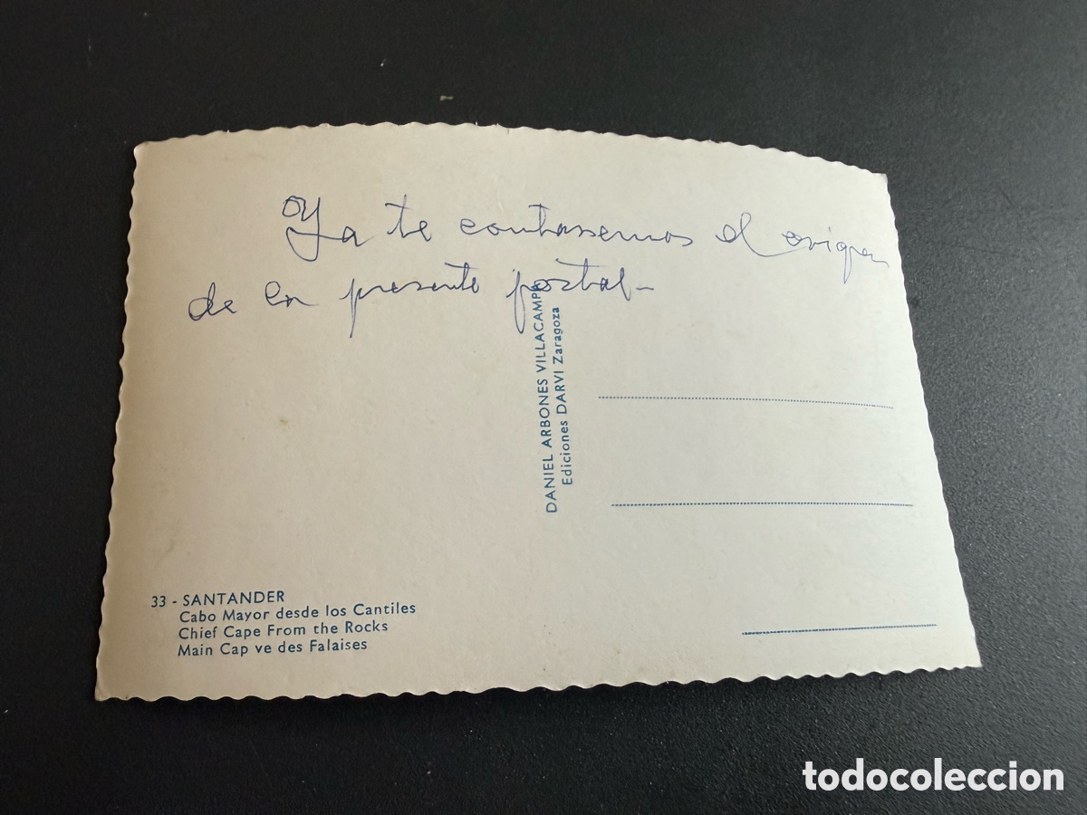 Postales: Postal. 33. SANTANDER. Cabo Mayor desde los Cantiles - Foto 2
