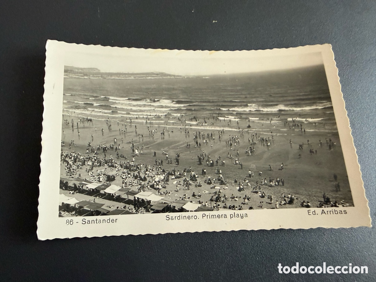 Postales: Postal. 86- SANTANDER. Sardinero Primera Playa