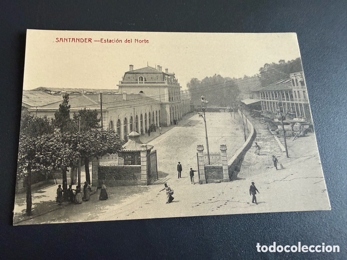 Postales: Postal. SANTANDER. ESTACI&Oacute;N DEL NORTE. Fototipia. Casta&ntilde;eira