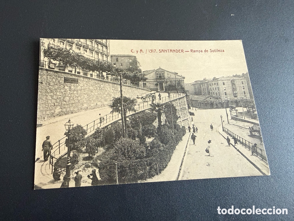 Postales: Postal. SANTANDER. RAMPA DE SOTILEZA. Fototipia. Casta&ntilde;eira