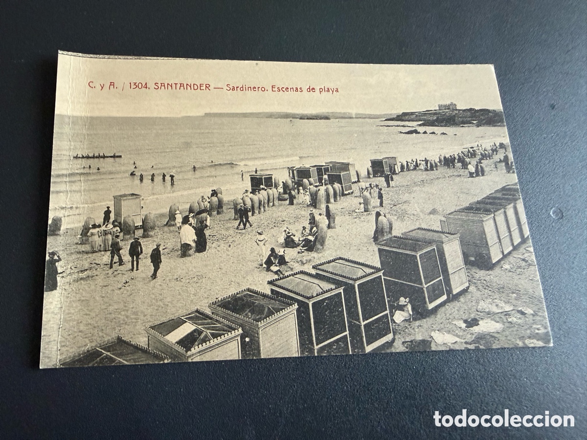 Postales: Postal. SANTANDER. Sardinero. Escenas de playa