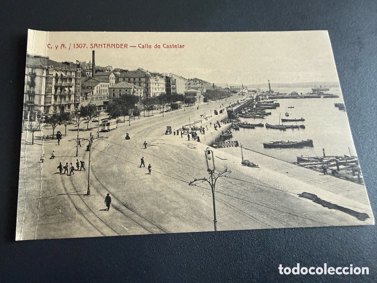 Postales: Postal. Santander. Calle de Castelar
