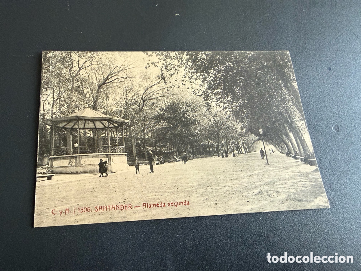 Postales: Postal. SANTANDER. Alameda Segunda