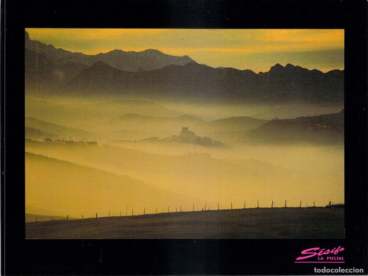 Postales: Postal Paisaje con Niebla en San Vicente de la Barquera, Cantabria