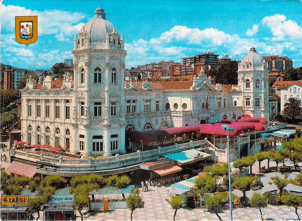 Postales: Postal de Santander - Gran Casino de El Sardinero, Cantabria