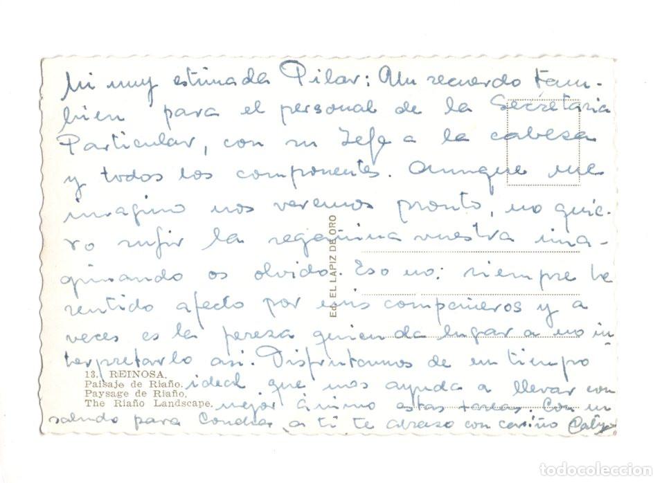 Postales: REINOSA.- PAISAJE DE RIA&Ntilde;O. - Foto 2