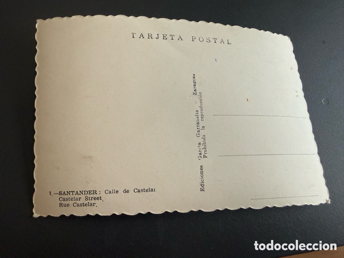 Postales: Postal Santander. 1 Calle de Castelar - Foto 2