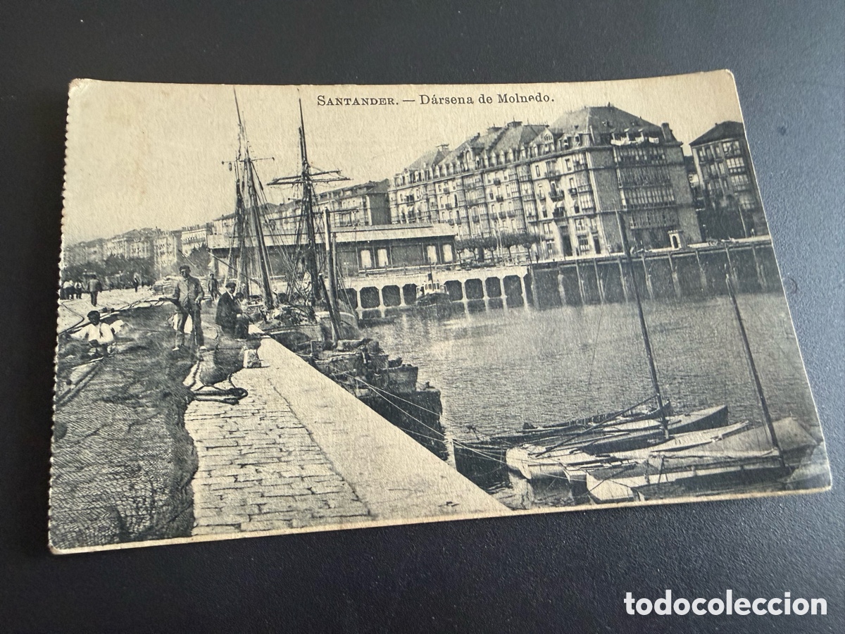 Postales: Postal. Santander. D&aacute;rsena de Molnedo