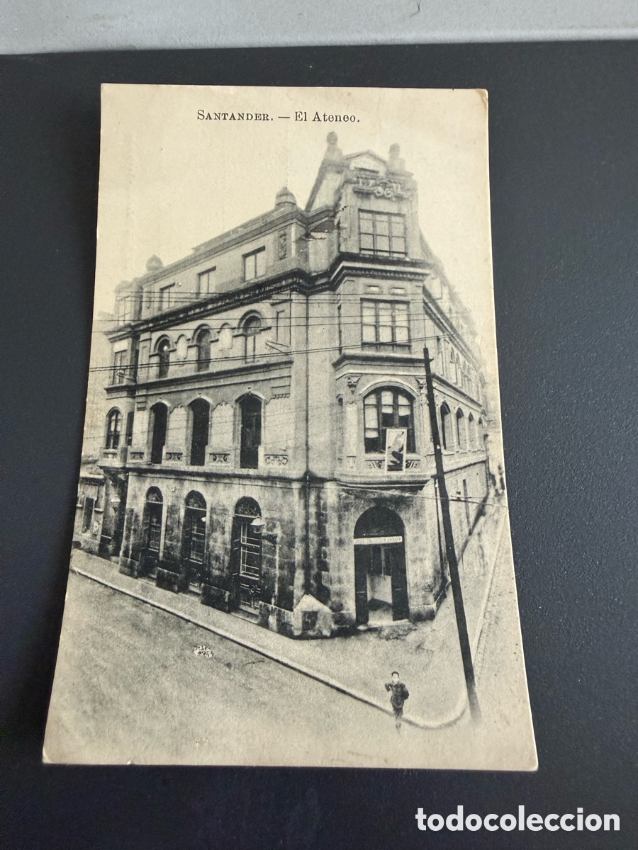 Postales: Postal. SANTANDER. EL ATENEO. Julio Palacios