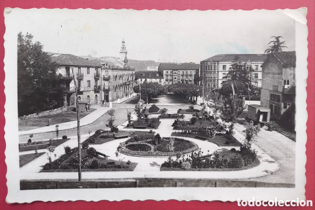 Postales: TORRELAVEGA BOULEVARD POSTAL FOTOGR&Aacute;FICA SANTANDER CANTABRIA C. 1955