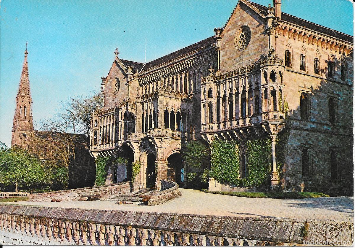 Postales: [POSTAL] Palacio del Marqu&eacute;s de Comillas. Comillas (Cantabria) (circulada)