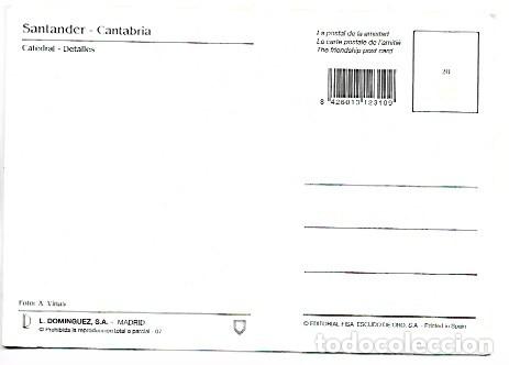Postales: CATEDRAL.- SANTANDER - Foto 2