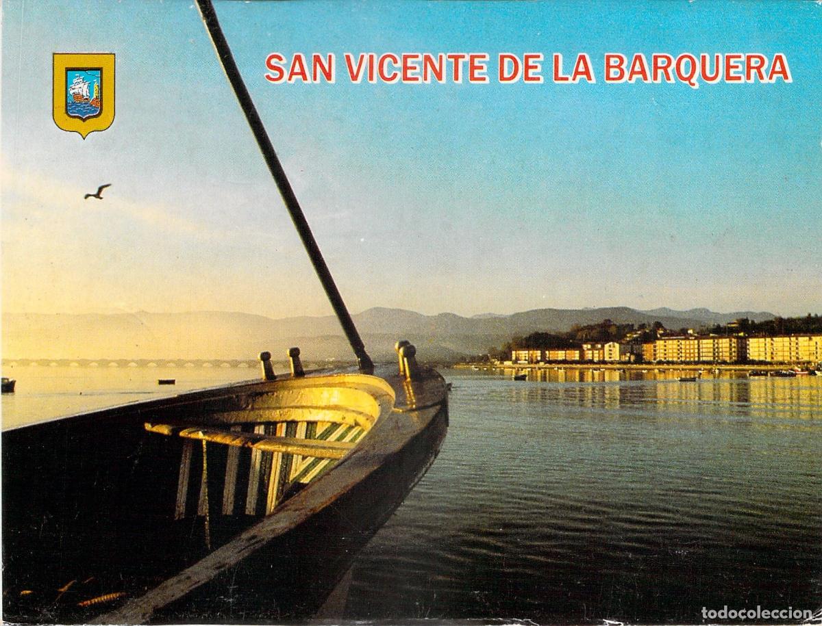 Postales: Postal de San Vicente de la Barquera Cantabria Alborada en el Mar