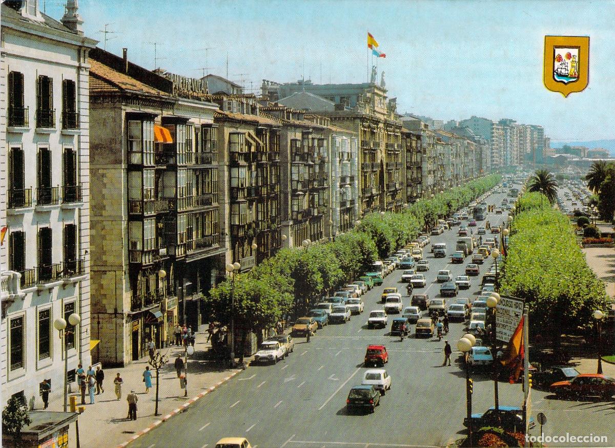 Postales: Postal de Santander - Vista del Animado Paseo de Pereda