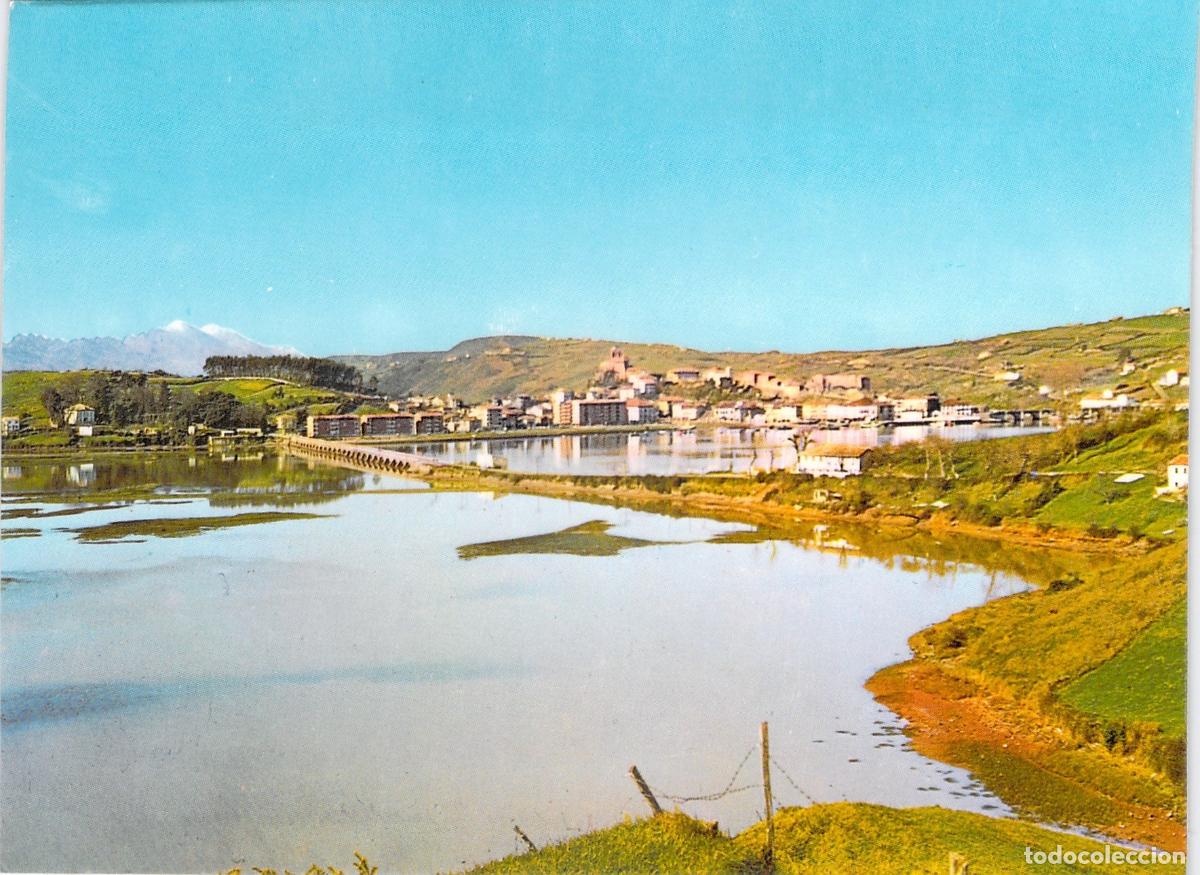 Postales: Postal de la Vista General de San Vicente de la Barquera, Cantabria