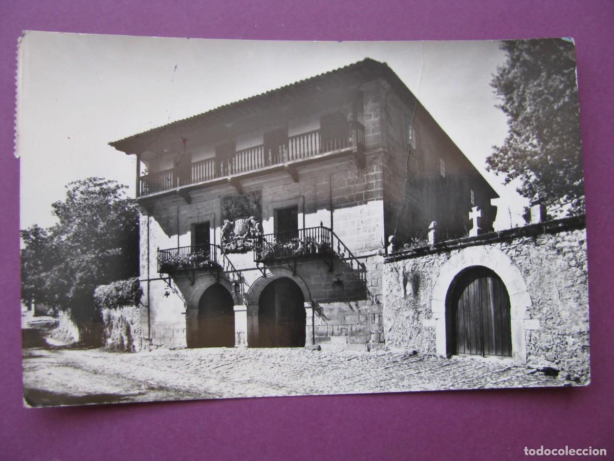 Postales: POSTAL FOTOGRAFICA DE SANTILLANA DEL MAR. CASA DE LOS TAGLES. DOMINGUEZ 3. CIRCULADA 1962