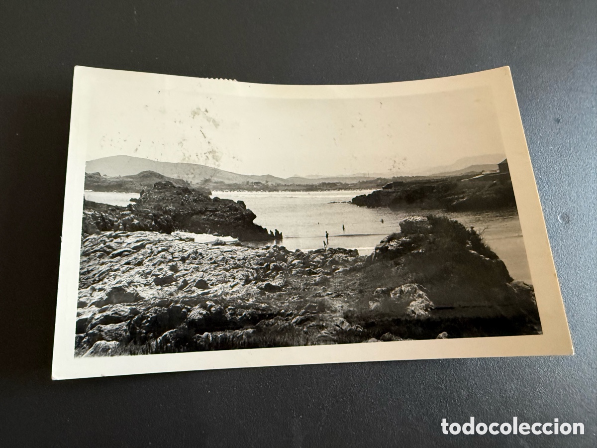 Postales: Postal. ISLA QUEJO ( Santander) vista Parcial de la playa del sable