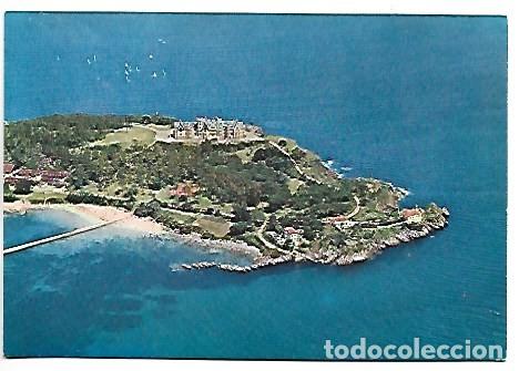 Postales: VISTA AEREA DE LA PENINSULA DE LA MAGDALENA.- SANTANDER