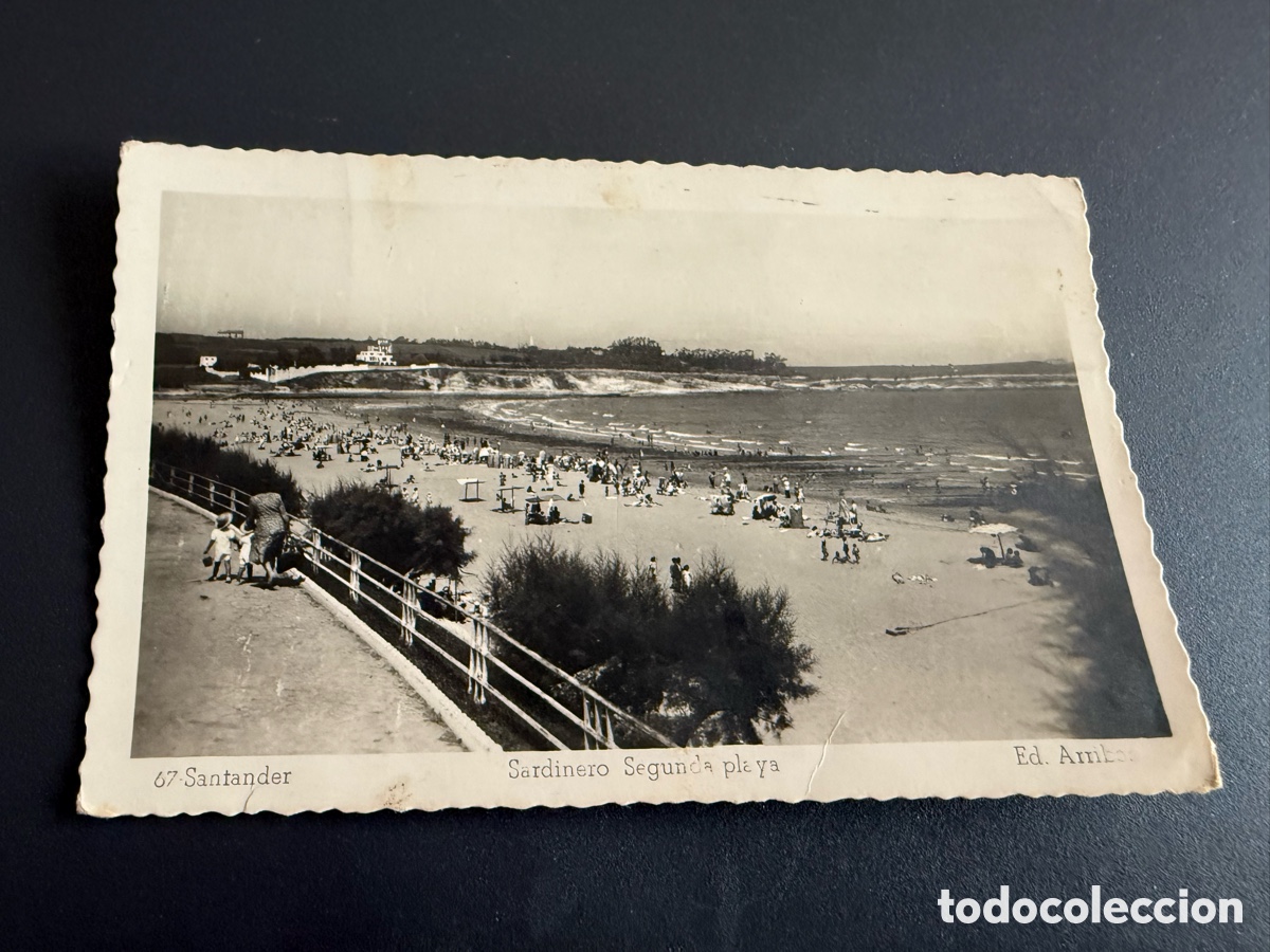 Postales: Postal. SANTANDER 67-. Sardinero. Segunda Playa Ed Arribas