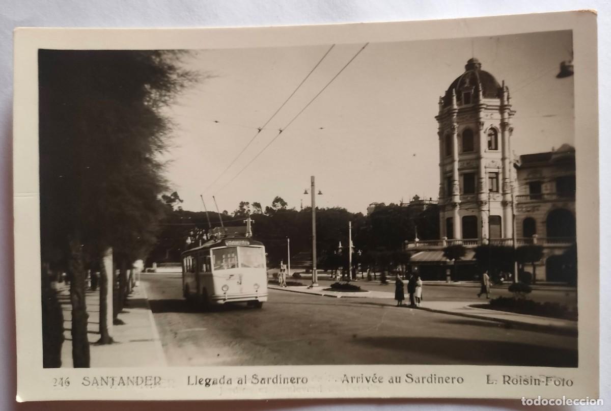 Postales: SANTANDER LLEGADA AL SARDINERO SIN CIRCULAR