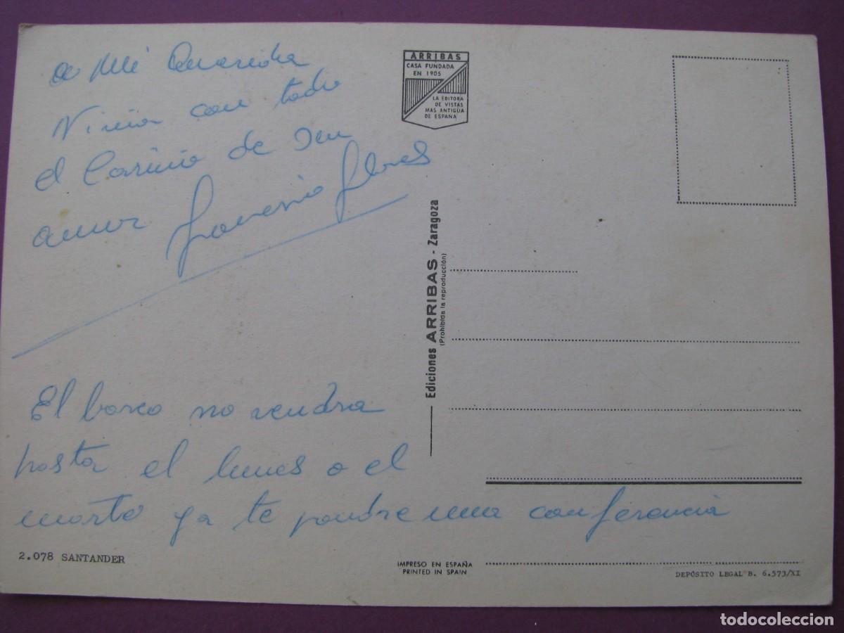 Postales: POSTAL DE SANTANDER. ARRIBAS. ESCRITA - Foto 2