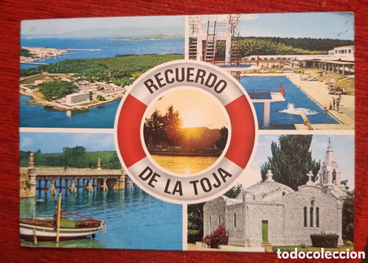 Postales: Postal Antigua - Recuerdo de La Toja (Isla de Ensue&ntilde;o) - Ediciones Alarde - Sin Circular