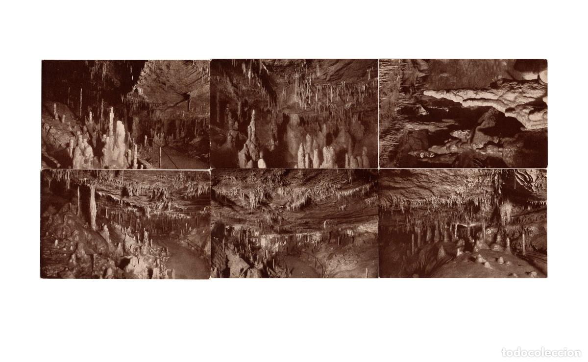 Postales: SANTANDER.- CUEVAS DE ALTAMIRA. 6 POSTALES, VISTAS INTERIOR.