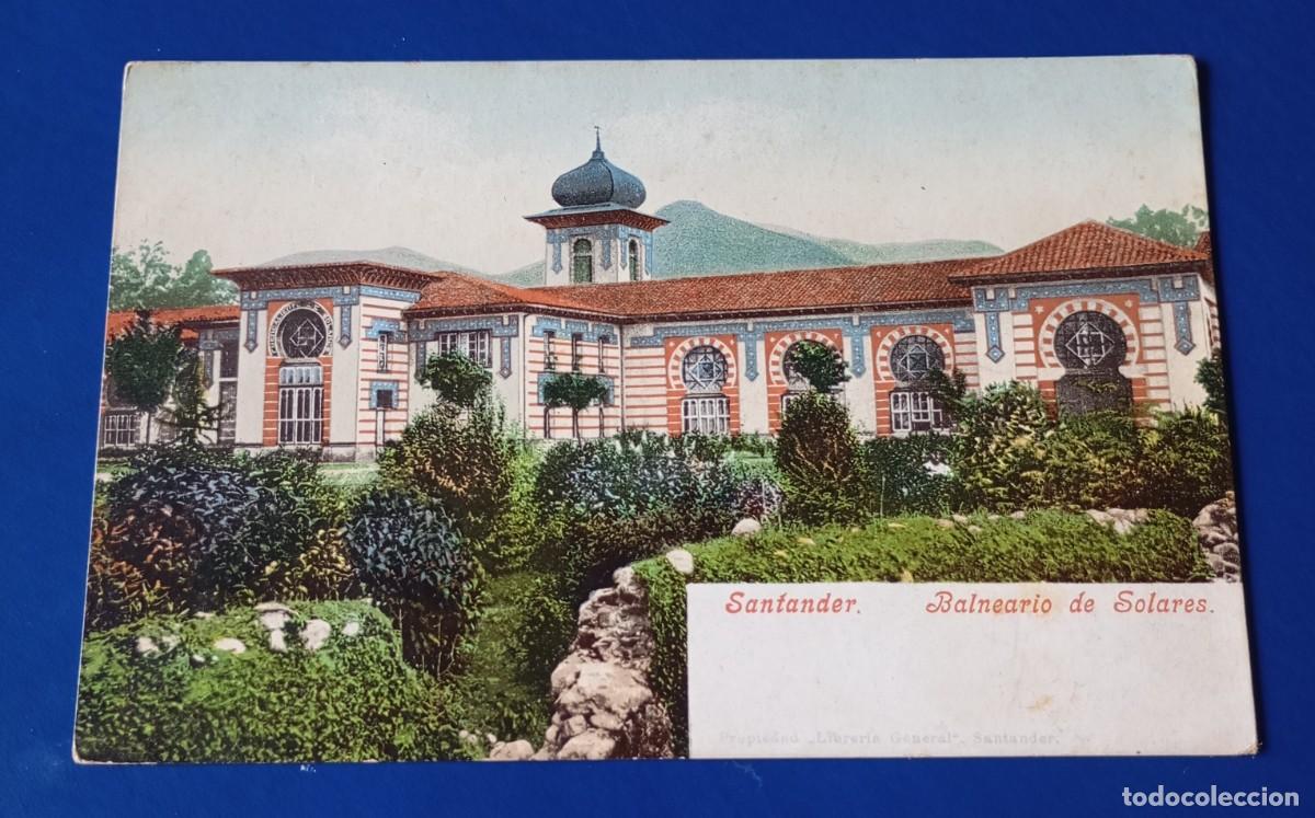 Postales: Postal Santander Balneario de Solares Librer&iacute;a General Purger