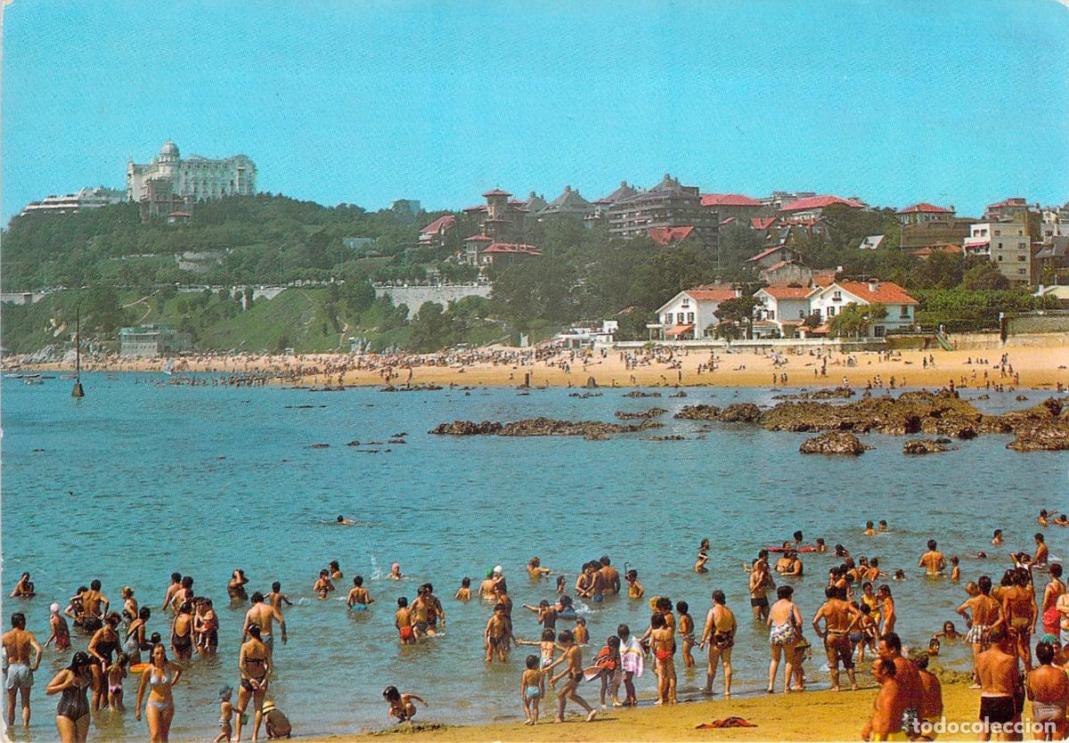 Postales: Postal de las Playas de la Magdalena en Santander
