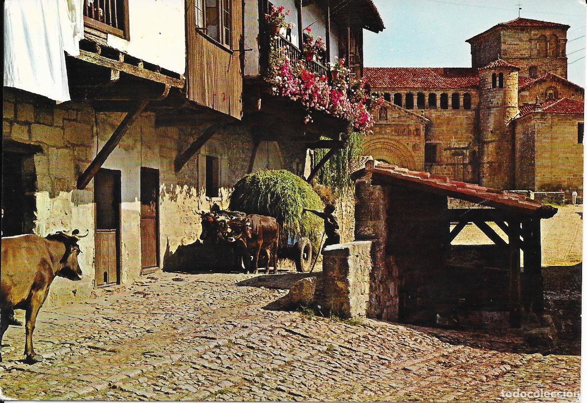 Postales: [POSTAL] Colegiata. Santillana del Mar (Cantabria) (circulada)