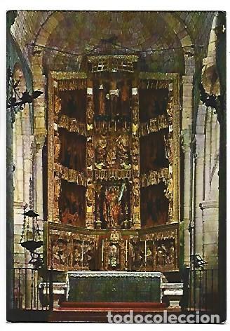 Postales: COLEGIATA, ALTAR MAYOR.- SANTILLANA DEL MAR