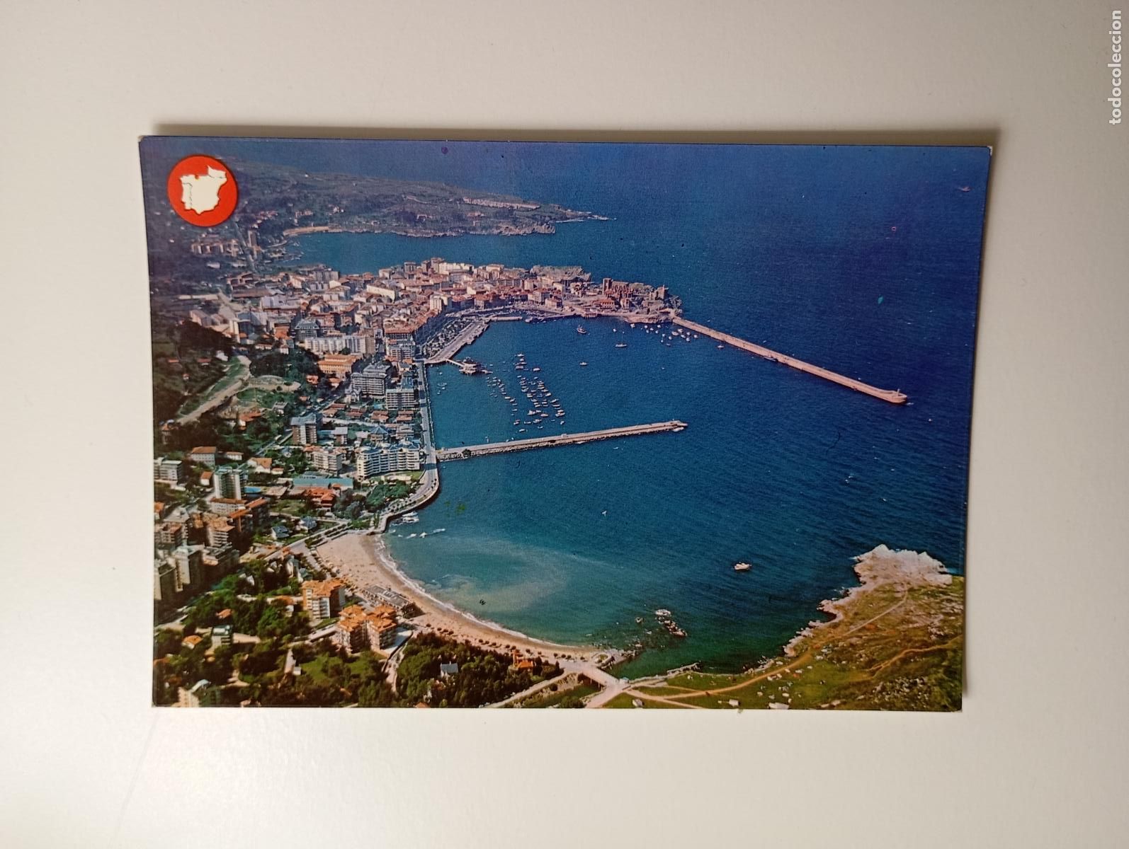 Postales: POSTAL DE CASTRO URDIALES. VISTA A&Eacute;REA. TDKP29M