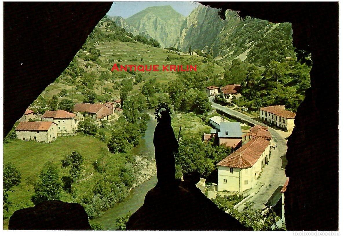 Postales: LE HERMIDA N&ordm; 222 LA HERMIDA DESDE LA CUEVA DE LA VIRGEN / FOTO BUSTAMANTE / SIN FRANQUEAR