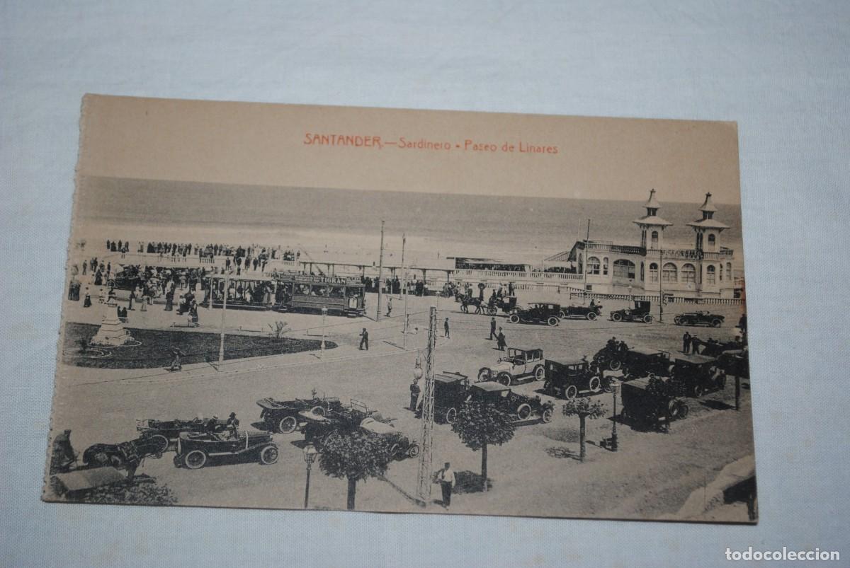 Postales: SANTANDER , SARDINERO - PASEO DE LINARES .