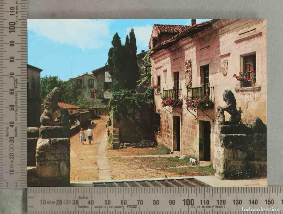 Cartoline: POSTAL. Santillana del Mar - calle del rio