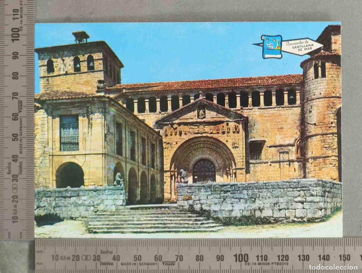 Postales: POSTAL. Colegiata de Santa Juliana - Santillana del Mar