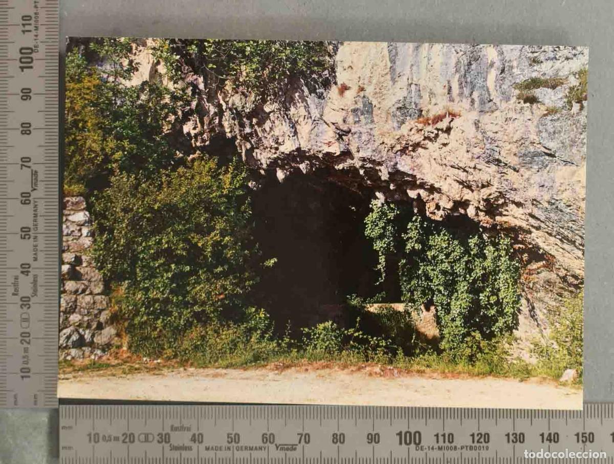 Postales: POSTAL. CUEVAS DE PUENTE VIESGO. Entrada