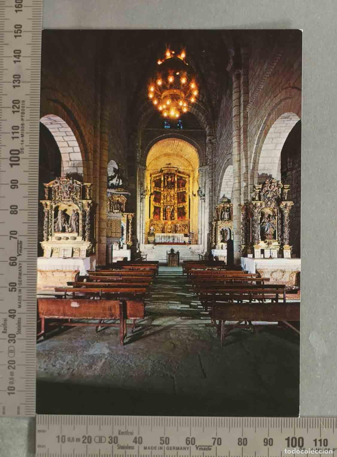 Postales: POSTAL. (v. parcial)77. SANTILLANA DEL MAR (Santander). Colegiata