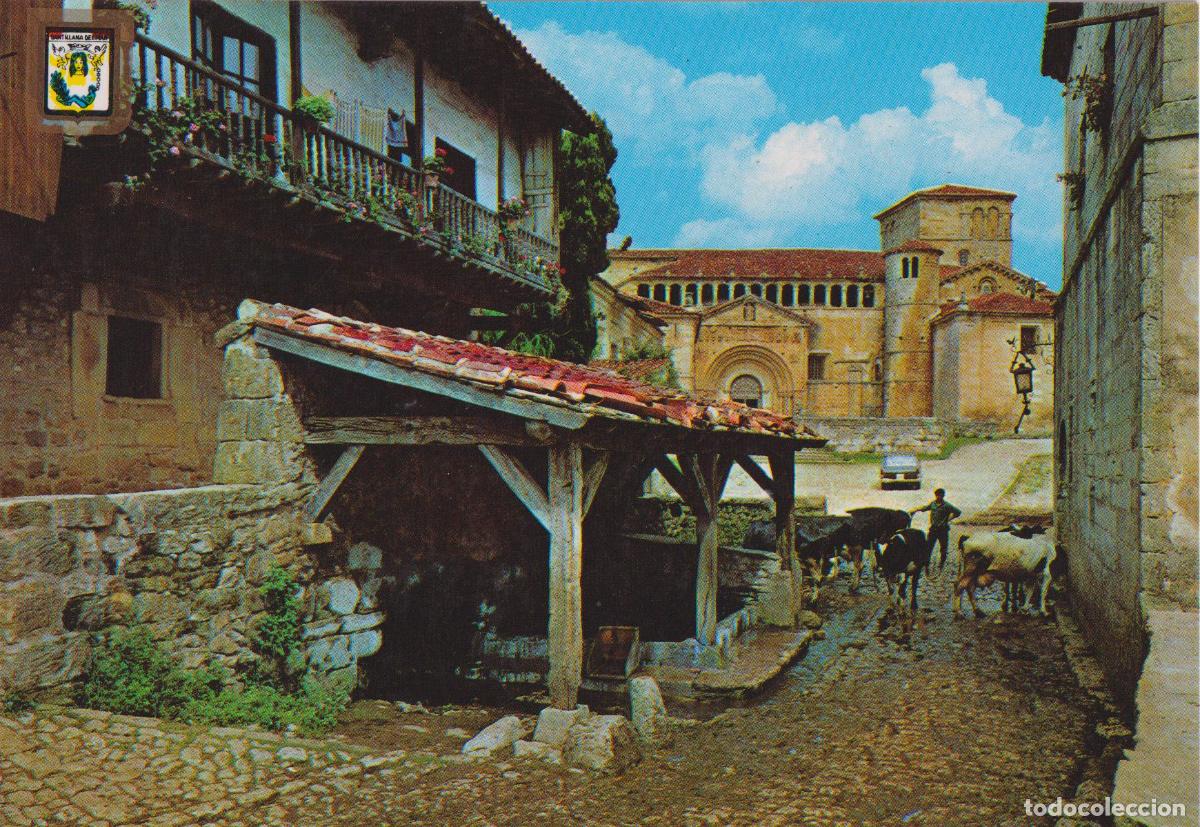 Postales: SANTILLANA DEL MAR (CANTABRIA) CALLE DEL RIO &ndash; ESCUDO DE ORO N&ordm;10 &ndash; S/C